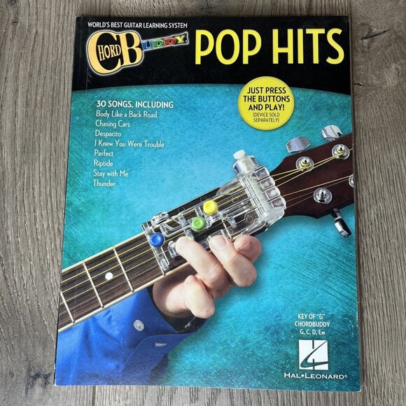 ChordBuddy Guitar Method Pop Hits Songbook - Chord Buddy Book Hal Leonard - Picture 2 of 7